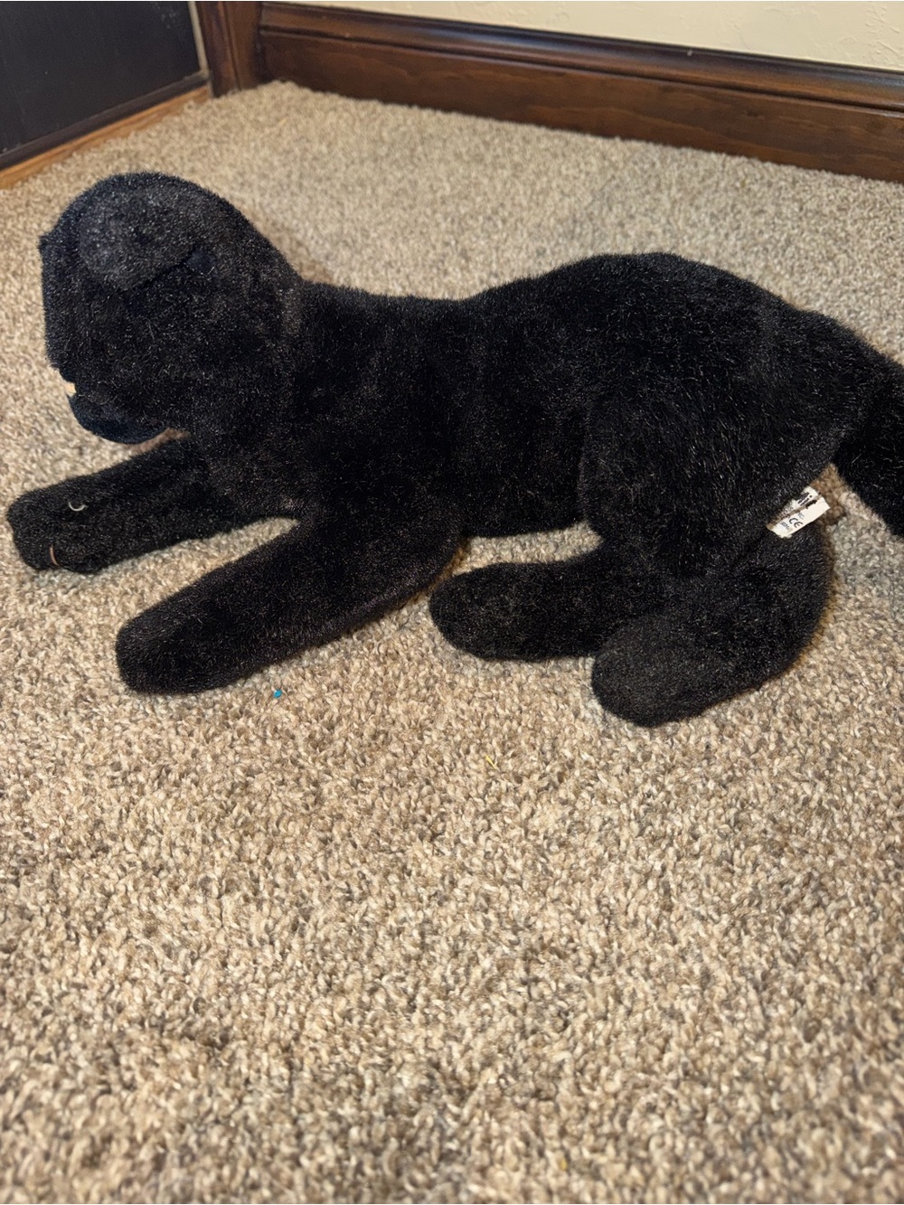 Russ Black Cat Midnight Plush 14 Inch Long Stuffed Animal Toy #1023 - Picture 3 of 6